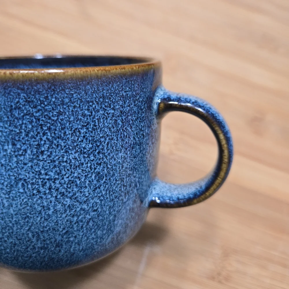 IKEA GLADELIG Mug Blue 13 oz Coffee Mug Tea Cup